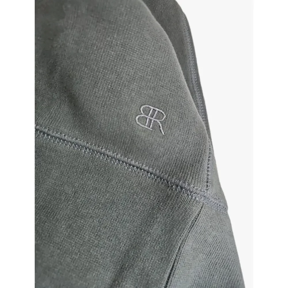 Banana Republic ~Men's Size M~ Green Cotton Blend 1/4 Zip Pullover NWT.